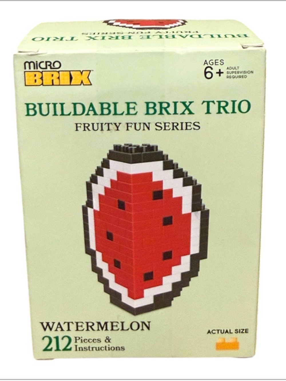 💛10 for $10 or💰BOGO FREE Micro Brix Watermelon Block building Set NWT